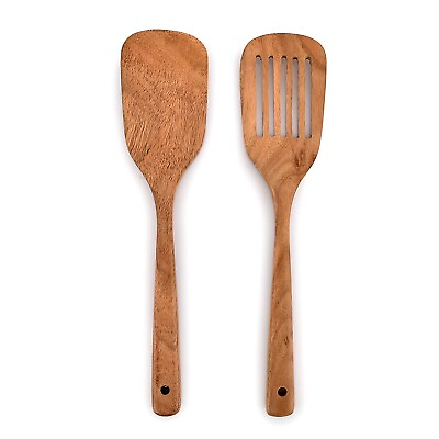#ad Salad Servers Acacia Wood Wooden Utensils for Serving Salad for Women $23.49