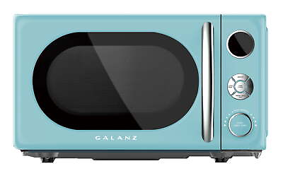 Galanz 0.7 Cu. ft. Retro Countertop Microwave Oven 700 Watts Blue $62.27