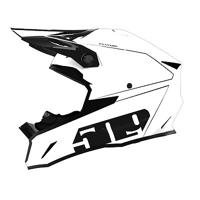 #ad #ad 509 Altitude 2.0 Snowmobile Helmet Fidlock Lightweight Open Face Stormchaser $280.46