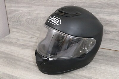 #ad Shoei Qwest Motorcycle Helmet Pre Owned Matte Black Medium $150.00