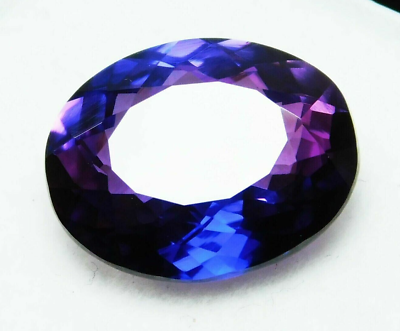 10 Ct Extremely Rare Natural Purple Tanzanite Oval Cut CERTIFIED Loose Gemstone $17.01