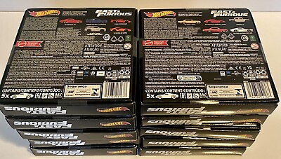 #ad 10 X 2023 Fast amp; Furious Hot Wheels Premium 5 Pack Box Sets Skyline GT R AU $529.99