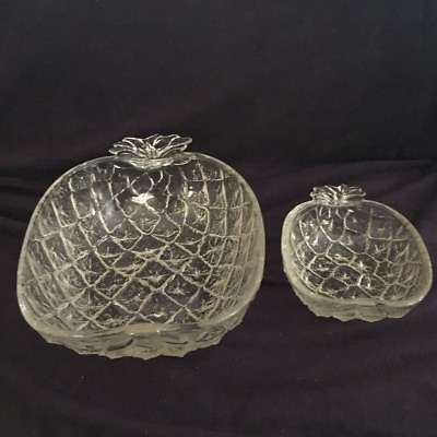 #ad Vintage Pineapple Shaped Bowls. Perfect for Your Fruit Salad for the Holidays $9.99