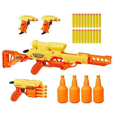 Nerf Alpha Strike Battalion Set with 4 Blasters and 25 Darts Ages 8 MSRP : $35 $21.81