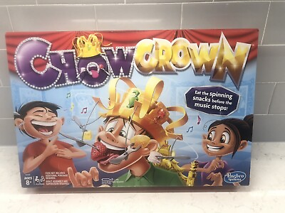Hasbro Chow Crown Game Kids Electronic Spinning Crown Snacks Food Kids amp; Family $19.95