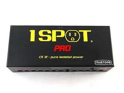Used TrueTone 1 Spot Pro CS 12 Isolated Pedal Power Supply CS12 $174.95