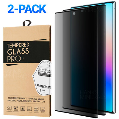 2 Pack Privacy Tempered Glass For Samsung S22 S21 S20 FE S10 Note 20 Plus Ultra $12.98