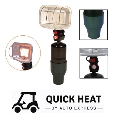 Heater Propane Portable Warmer for Golf Cart Hunting Construction Outdoor Small $63.88