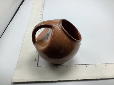vintage INTERESTING open cup?? Niloak pottery for pouring ? $22.79