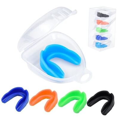 #ad 5 Pack Kids Mouth Guard for Sports Small single color under 8 Year old $20.65