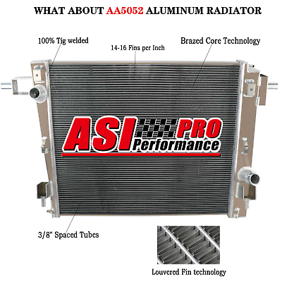 #ad 2 Rows Aluminum Radiator fit 2008 2016 15 F 250 F 350 F 450 F 550 5.4L 6.2L 6.8L $399.00