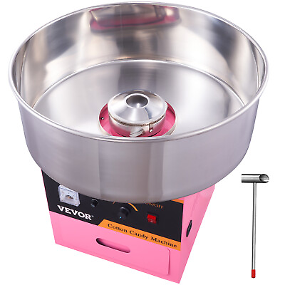 #ad VEVOR Commercial Cotton Candy Machine Sugar Floss Maker 1000W for Party Pink $173.99