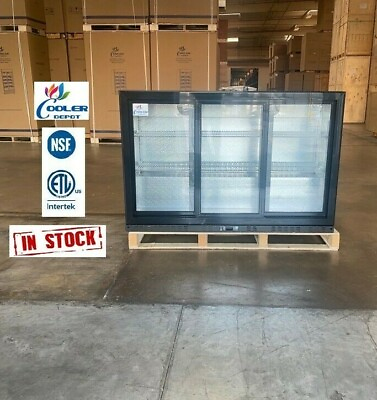 #ad NEW Commercial Back Bar Cooler Glass Sliding Door Beer Refrigerator NSF ETL 110V $988.14