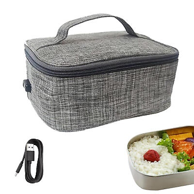 #ad #ad Portable Food Warmer Bags USB Lunch Heating Heater Food Container Portable $23.12