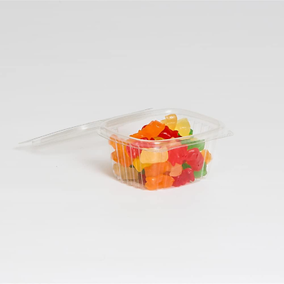 #ad 6 Oz. RPET Clear Hinged Deli Meal Prep Fruit Salad Display Food Storage Containe $113.99