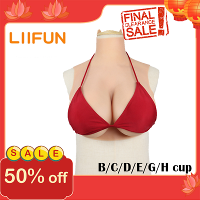 #ad Realistic Silicone Breast Forms Breastplates Drag Queen H Cup Boobs Crossdresser $57.99