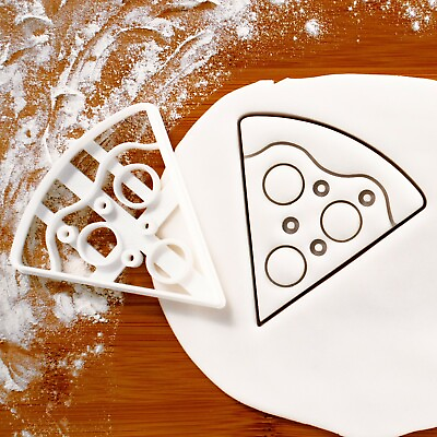 #ad Pizza cookie cutter summer party fast food bbq picnic pepperoni pizzas biscuit $10.99