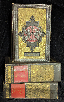 #ad #ad Antique Set 3 Collected Works Doyle Stevenson Tolstoi J. Black 1920s $39.99