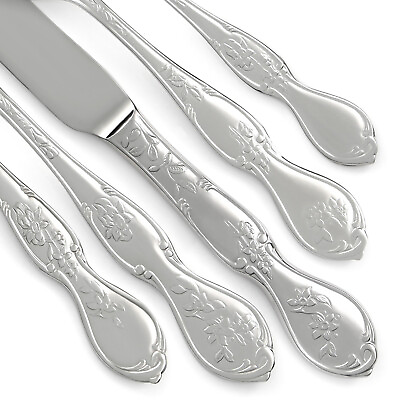 Spode BLUE ROOM Stainless 18 10 Wallace Glossy Silverware CHOICE Flatware $11.89