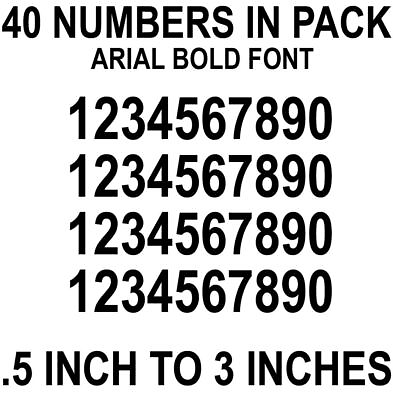 #ad #ad Mailbox Address Locker Numbers Decal Vinyl Sticker Window Door Wall Sign Decals $4.99