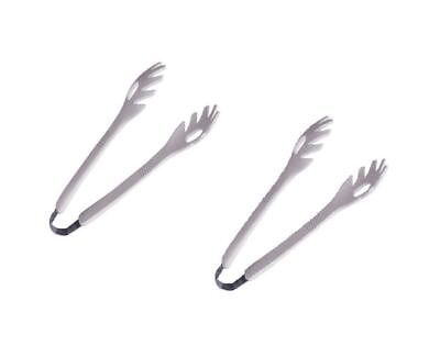 #ad 2 Pack 9quot; Nylon Food Tongs Set for Kitchen BBQ Salads amp; Grilling Essentials $8.49
