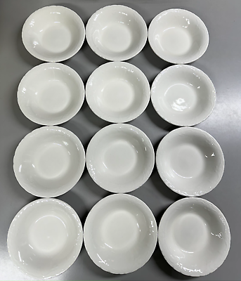 #ad #ad Set of 12 Versailles Tabletops Lifestyles Off White 8 1 8#x27;#x27; Soup Salad Bowls $89.95