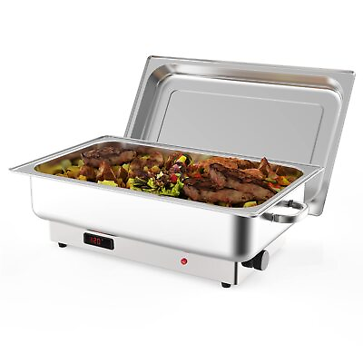9 QT Electric Electric Buffet Server with 1 Full size Pan Food Warmer Chafer US $82.99