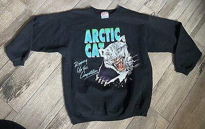 #ad Vintage 1995 ARCTIC CAT Tultex Crewneck Sweatshirt Size Large $120.00