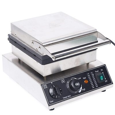 1500W Waffle Maker Commercial Food Catering Machine 110V Kitchen Non Stick Plate $157.98