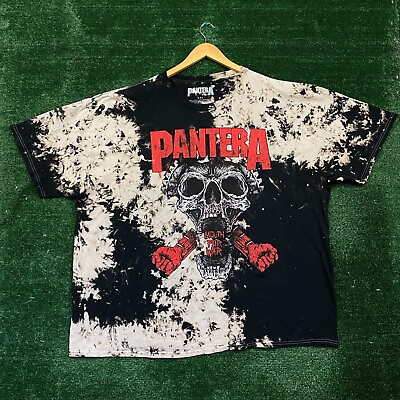#ad #ad Pantera Mouth For War Tie Dye Oversized Heavy Metal Band T Shirt Size XXL $25.00