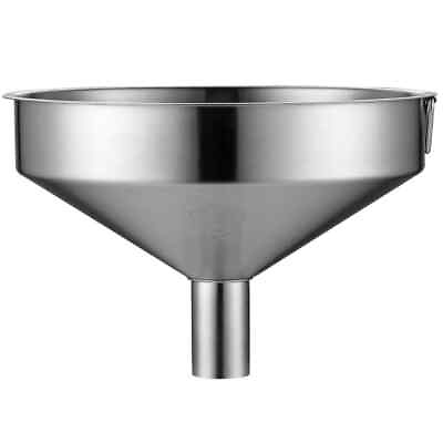 #ad Stainless Steel Funnel Large Diameter Wide Mouth for Commercial and Home Use $22.50