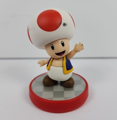 #ad Nintendo Amiibo Toad Figure Super Mario Bros Series $12.99