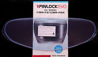#ad DKS304 Pinlock Insert for SHOEI RF 1400 CWR F2 CWR F2R $34.99