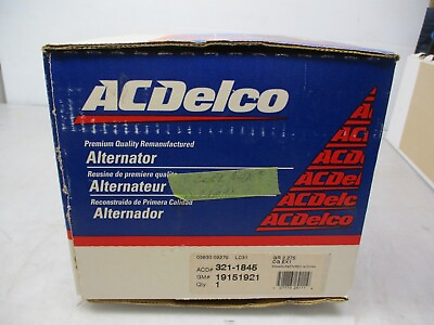 #ad Reman AC Delco Alternator 321 1845 GM 19151921 $150.00