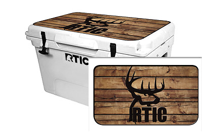 Cooler Wrap Accessories Decal Skin Sticker fits RTIC 65 LID Buck Cross $31.49