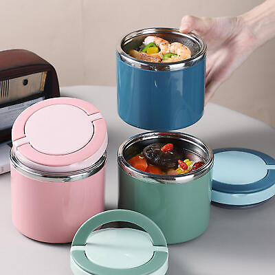 Soup Thermos Food Insulated Lunch Container Box Cold Hot Flask Stainless Steel $28.09