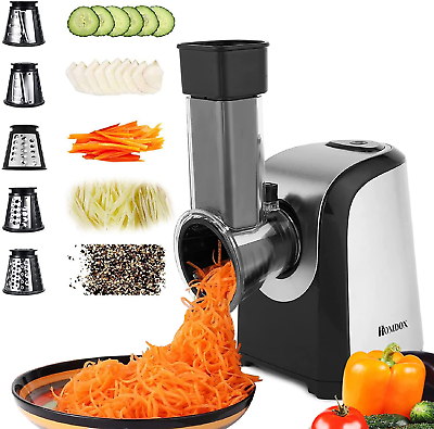 #ad Electric Salad Maker Professional Slicer Shredder Greater Electric Cheese Grate $72.99