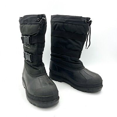#ad Arctic Cat Black Snowmobile Winter Snow Boots Men#x27;s Size 11 $78.99