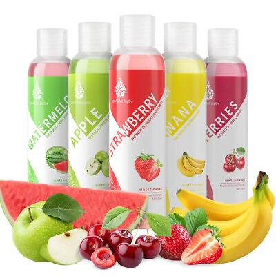 Edible Fruit Flavored Lube Water Based Long Lasting Sex Lube Prsonal Lubricants $7.99