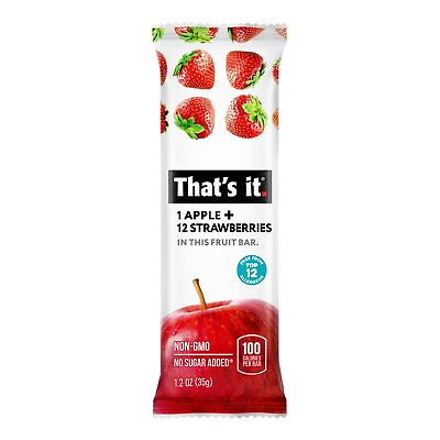 #ad That`S It Fruit Bar Apple And Strawberry 1.2 Oz $2.17