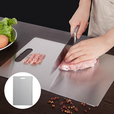 #ad #ad Stainless Steel Cutting Board Mildew Antibacterial Complementary Food Board $67.49
