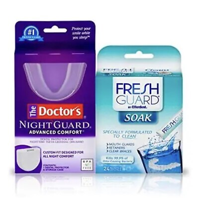#ad NightGuard Advanced Comfort and Fresh Guard Soak Crystals Pack NEW $15.99