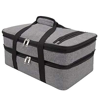 Insulated Casserole Dish Carrier Bag Food Carriers For Hot Or Cold Travel Potluc $40.33