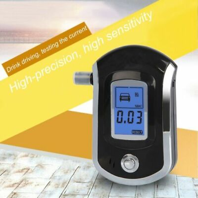 Portable Digital LCD Breath Alcohol Tester Breathalyzer Analyzer Police Detector $15.29