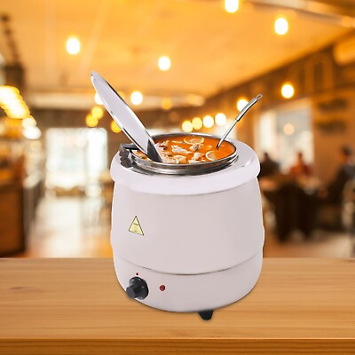 #ad Commercial Soup Kettle 400W 10L Electric Countertop Food Warmer Catering Buffet $72.82