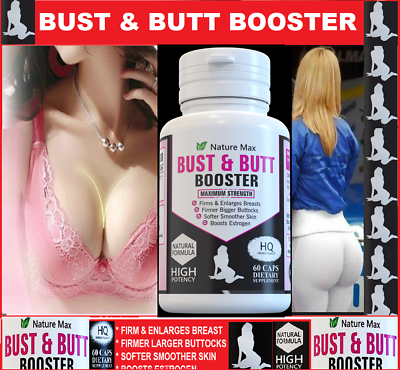 #ad Breast BUST SUPPLEMENT HERBAL ALL NATURAL 60 Capsuls $27.99