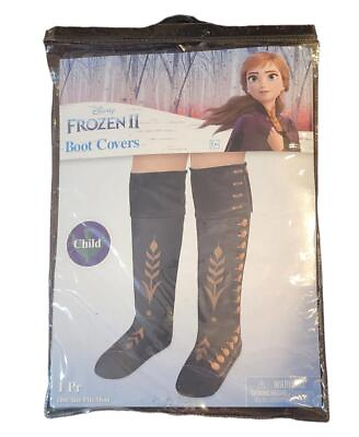 #ad Party City Frozen 2 Anna Travel Boot Covers Halloween Costume Accessory for $16.99