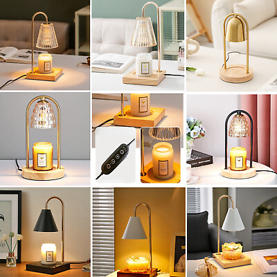 Aromatherapy Melting Wax Lamp Dimmable Night Light Table Candle Warmer Lamp $29.99