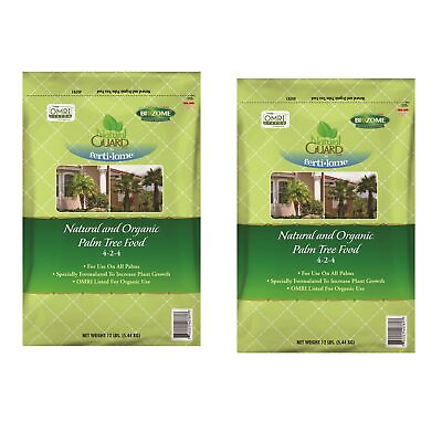 #ad Fertilome Natural Guard Natural and Organic Palm Tree Food 4 2 4 12lbs 2 Pack $61.83