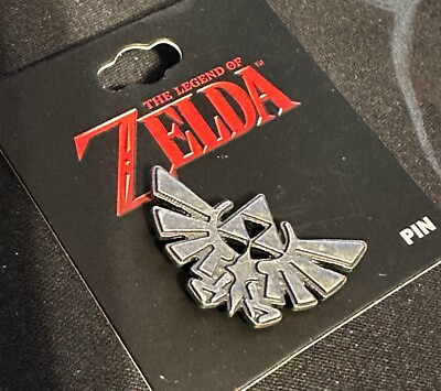 #ad Nintendo The Legend Of Zelda Triforce Lapel Pin 1.5quot; new with packaging $11.99